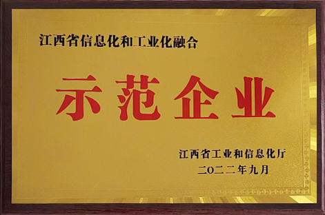 江西省信息化和工业化融合示范企业