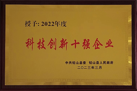科技创新十强企业